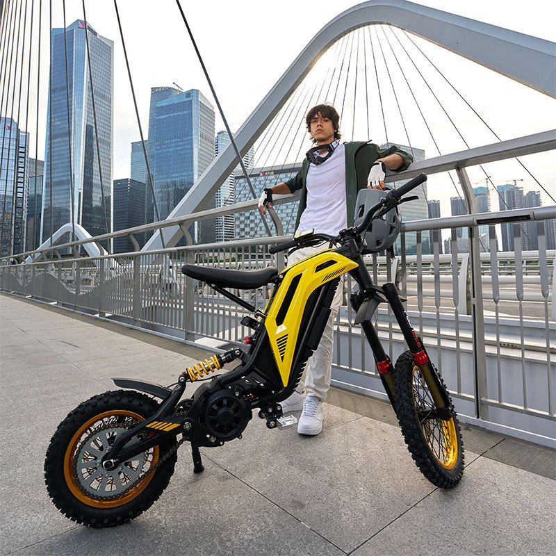 79bike Titaone-s สไตล์ใหม่ไฟฟ้า Off-Road รถจักรยานยนต์ Black Bee Sidewinder 48V25ah Track Bike