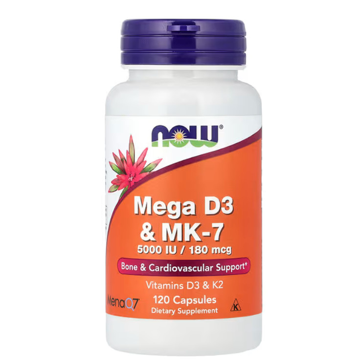 US Now Foods วิตามิน K2 MK-7 วิตามิน K-2 100mcg 120 เม็ด