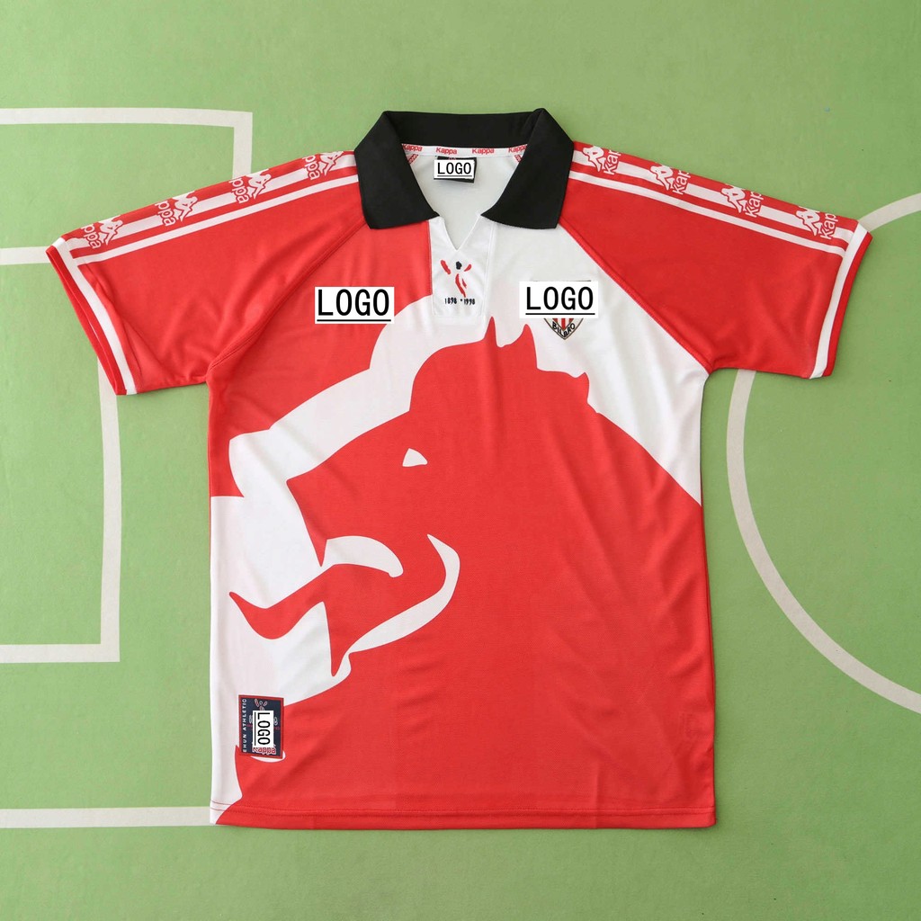 97-98 Game Season Bilbach Arena Home Retro Jersey (เวอร์ชั่นพัดลม)