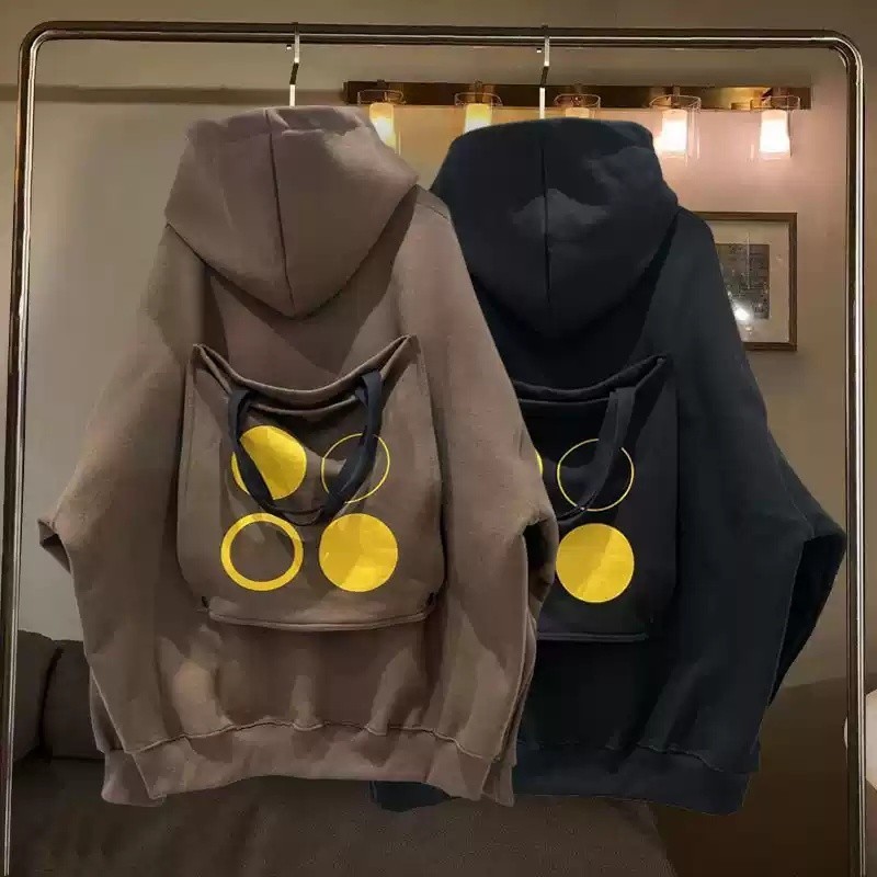 ฤดูใบไม้ร่วงฤดูหนาว 150 กก.ขนาดใหญ่พิเศษเย็บ Hooded Sweatshirt ผู้ชายแขนยาวหลวม Slimmer ดูแจ็คเก็ต Coup