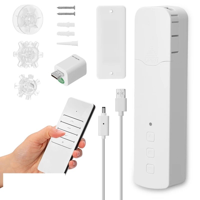 9D7U Tuya WIFI M515EGB อัจฉริยะดึงลูกปัดผ้าม่านมอเตอร์บ้านอัจฉริยะในครัวเรือนโรงแรมไฟฟ้าผ้าม่านมอเตอ