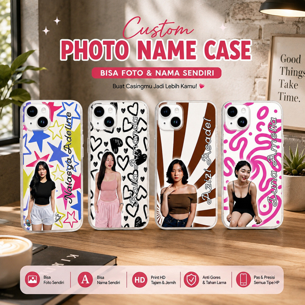 HP COVERCASE เคสโทรศัพท์แบบกําหนดเอง Photo & ชื่อสําหรับ POCO F8 PRO - F8 ULTRA - F7 - F7 PRO - F7 U