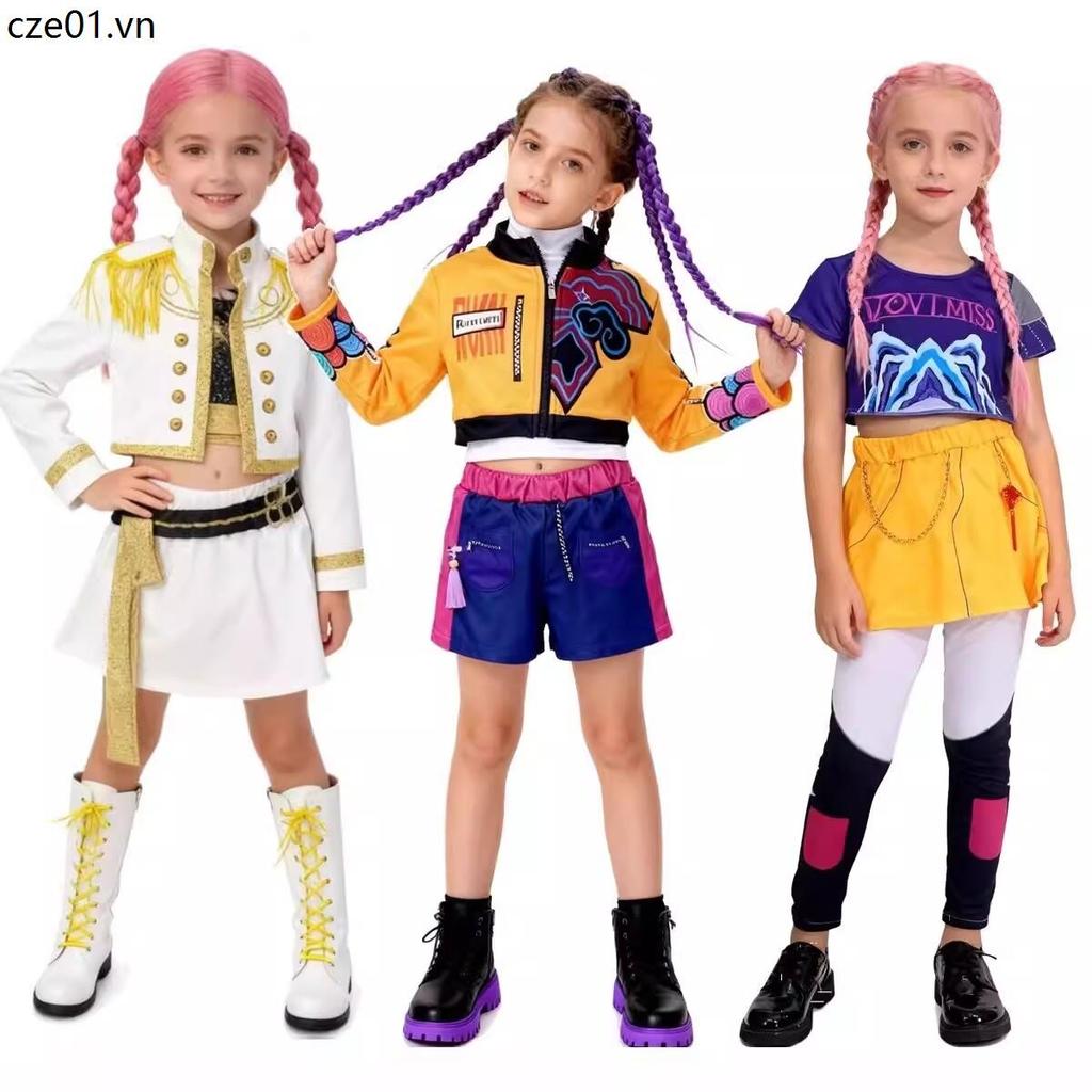 KPOP Witch Hunters เด็กฮาโลวีนเครื่องแต่งกาย rumi Rummira cos rumi Star เสื้อผ้าเด็กชุด