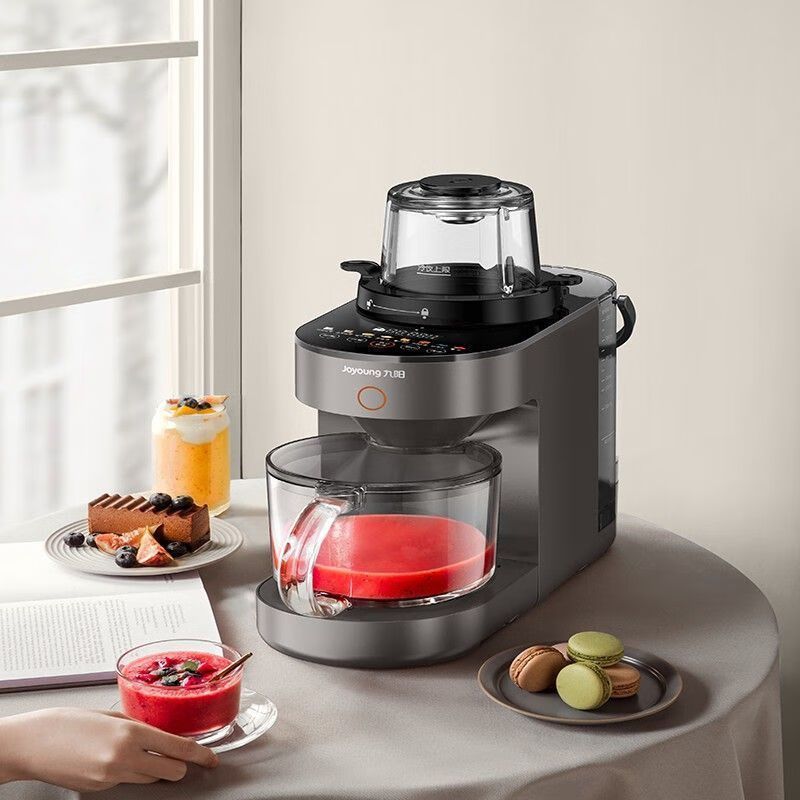 Joyoung Soymilk Maker เครื่องทําลายผนังแบบเบาในครัวเรือนแบบไม่มีตัวกรองนัดหมายอัจฉริยะ