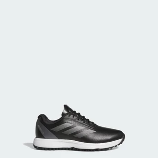 adidas กอล์ฟ รองเท้ากอล์ฟแบบไร้ปุ่ม Adizero ZG สำหรับเด็ก เด็ก สีดำ IH9886