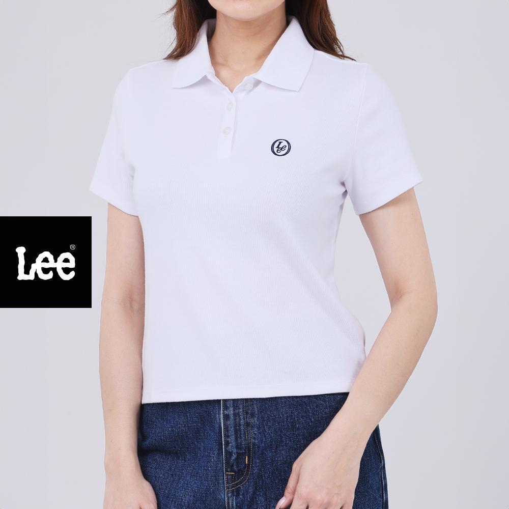 LEE เสื้อโปโลแขนสั้นผู้หญิง รุ่น LE S126WPOLN01 สีขาว