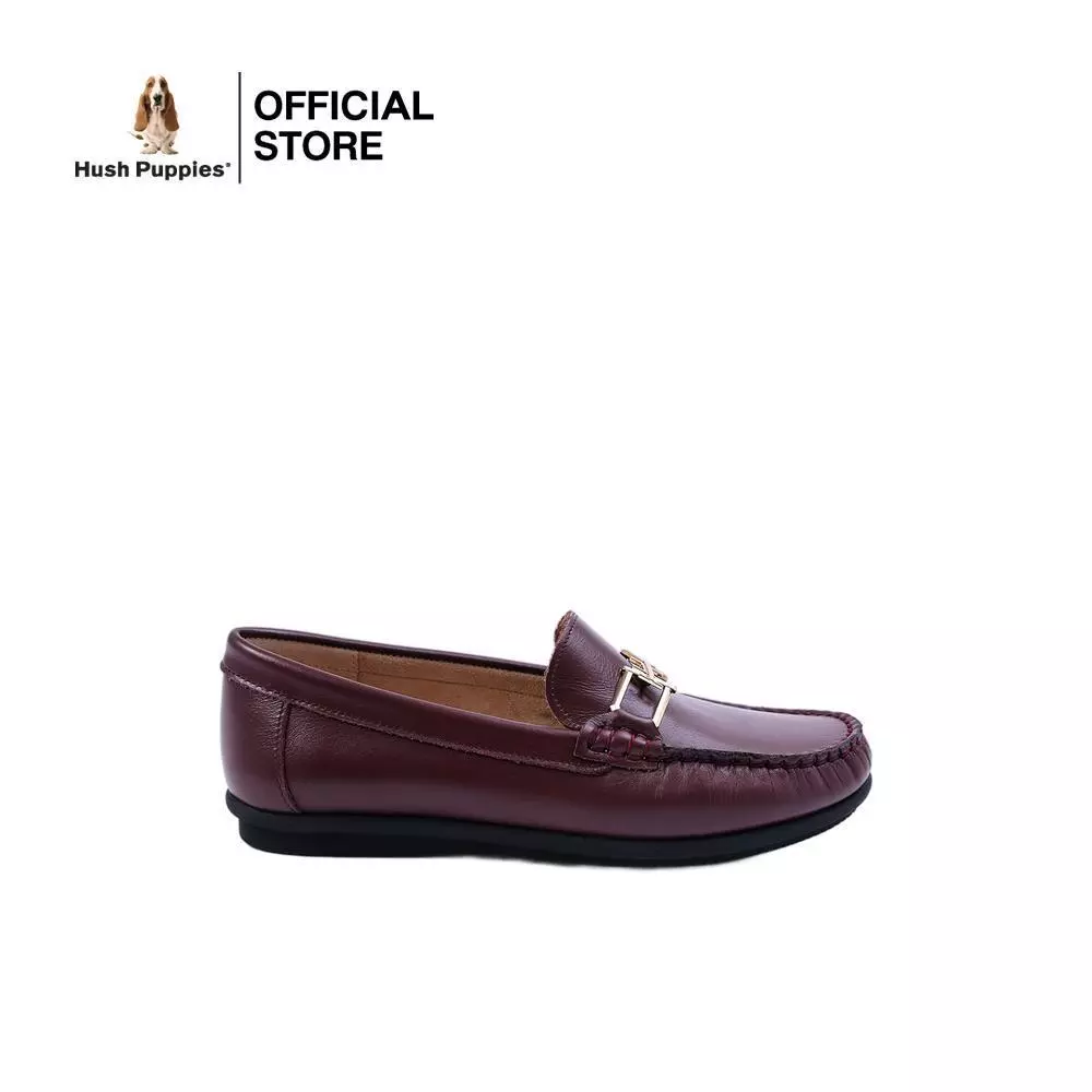 Hush Puppies รองเท้าผู้หญิง รุ่น HP 8WCFB2015H - สีม่วง (รองเท้าลำลองหนังแท้ แบบสวม)