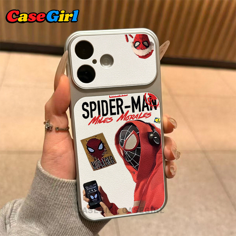 สําหรับ IPhone 16 15 12 14 17 11 13 Pro Max 14 16 15 Plus X XR XS Max Miles Spider-Man themed เคสหนั