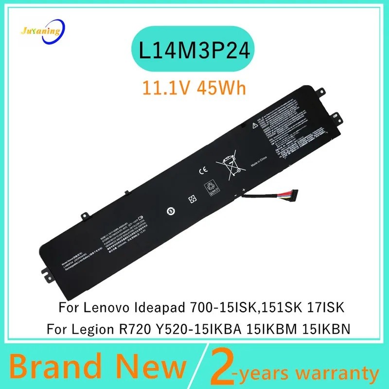 L14M3P24 L14S3P24 L16S3P24 L16M3P24 แบตเตอรี่สําหรับ Lenovo IdeaPad Y700-14ISK 700-15ISK 700-17ISK Y