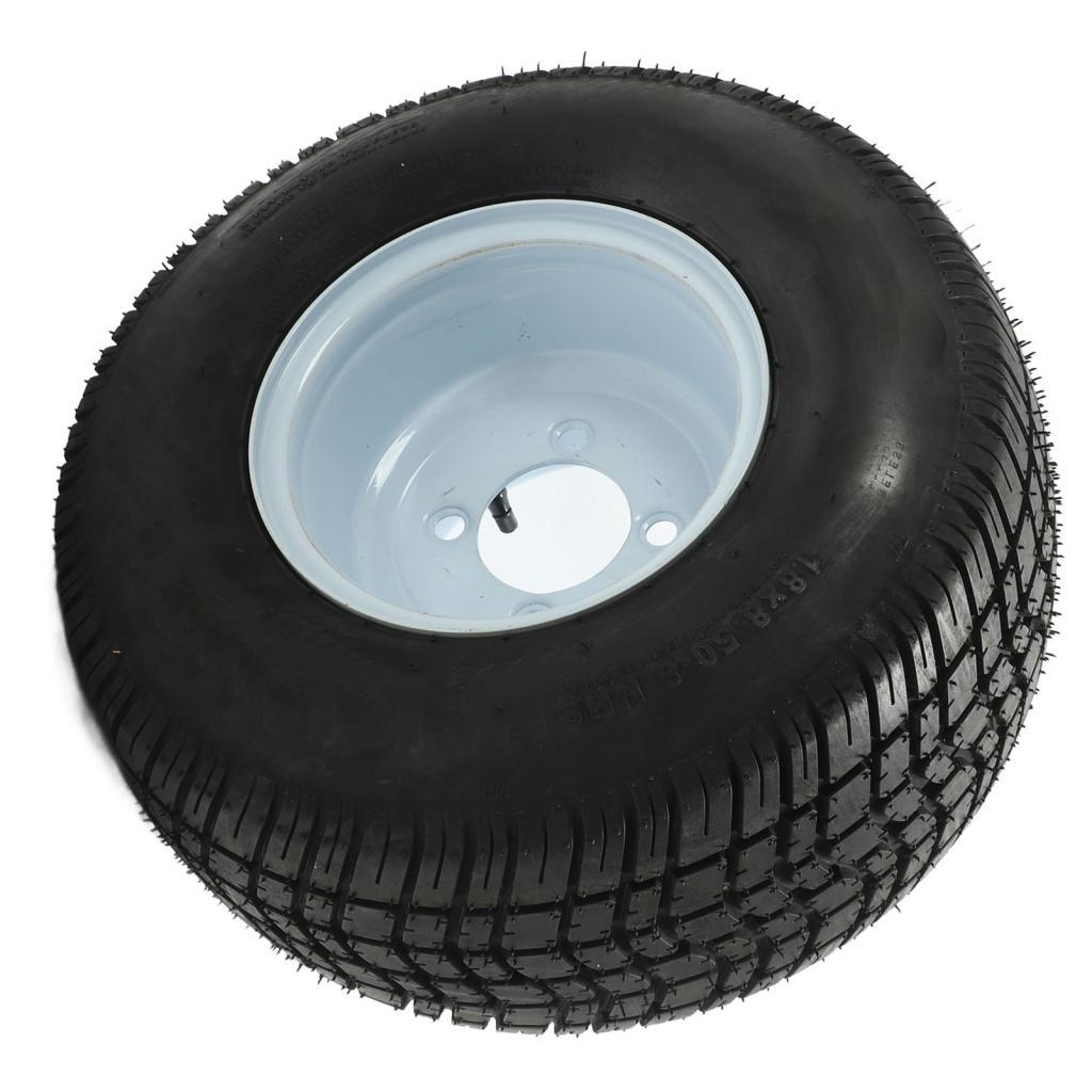18x8.50-8 Golf Cart ยางและล้อ Combo ชุด 4 ชิ้น Direct Fit สําหรับ E-Z-GO Club รถรถเข็นไม่จําเป็นต้อง