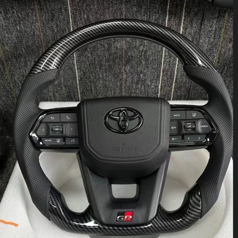Toyota lc300 พวงมาลัย Toyota Full Series Domineering Cool Road Ze Elfar Henland Crown ดัดแปลงถุงลมนิ