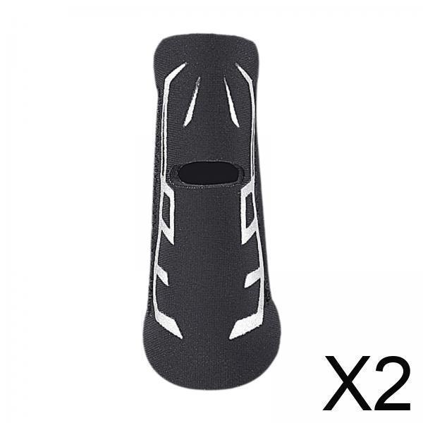 [Szgqmyyx1] 2xFinger Splint Brace Fingers Brace Soft Anti Slip Nylon Finger Guards Fingers Sleeve Su