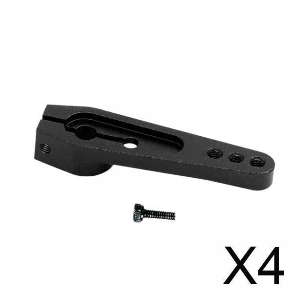 [Wishshopefhx] RC Car Servo Arm อลูมิเนียมอัลลอยด์ 25T Servo Horn Arm พวงมาลัยยาว 6 ชิ้น