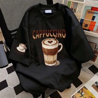 COD（จัดส่งตลอด 24 ชั่วโมง）BOOM ขายดี!! เสื้อ Oversize ดอกไม้มาดิ ป้าย เสื้อเกาหลี