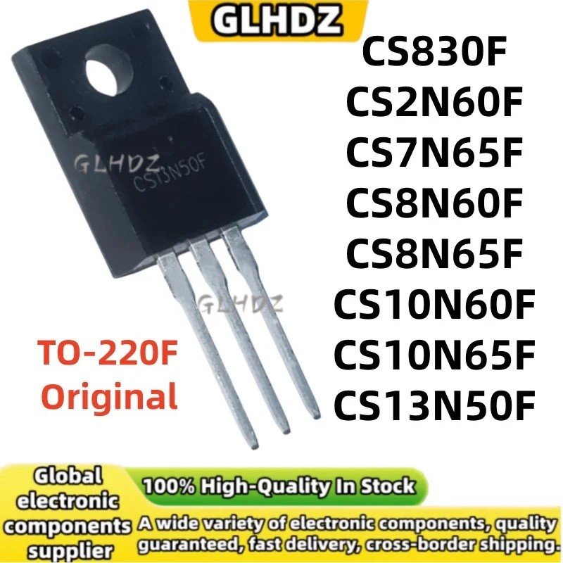 ต้นฉบับ 5units CS830F CS2N60F CS7N65F CS8N60F CS8N65F CS10N60F CS10N65F CS13N50F ในสต็อก TO-220F