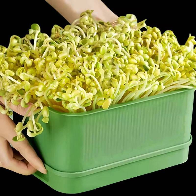 Haa พลาสติก Grow เนอสเซอรี่หม้อผัก Soilless ถาดเนอสเซอรี่ Seed Germination ถาดต้นกล้า Sprout แผ่นสวนอุปกรณ์ TH
