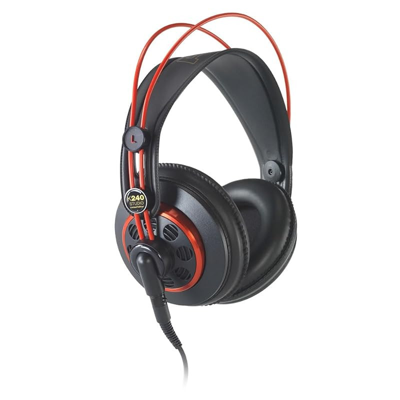 AKG K240 STUDIO Professional Over-Ear Headphones - Wired Monitoring Headphones for Studio and Listen