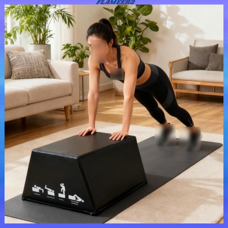 [Flameer2] Hip Thrust Box Multifunctional Hip Thrust Bench กล่องกลูเต้ติดทนนานสําหรับผู้หญิง