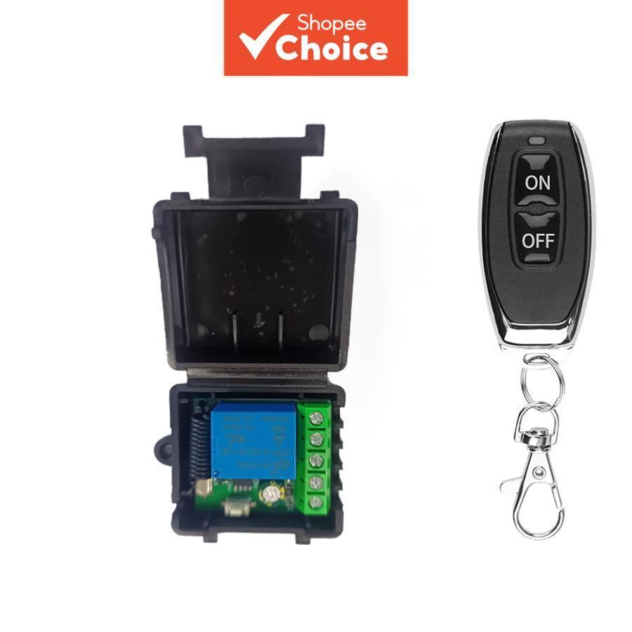 Universal Gate สวิทช์ควบคุมไร้สาย DC 12V RF 433 MHz ขอ Co De รีเลย์สําหรับ Mini โมดูลโรงรถประตู DIY