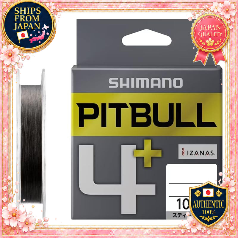Shimano Pitbull 4+ Steel Gray 100m 0.30mm