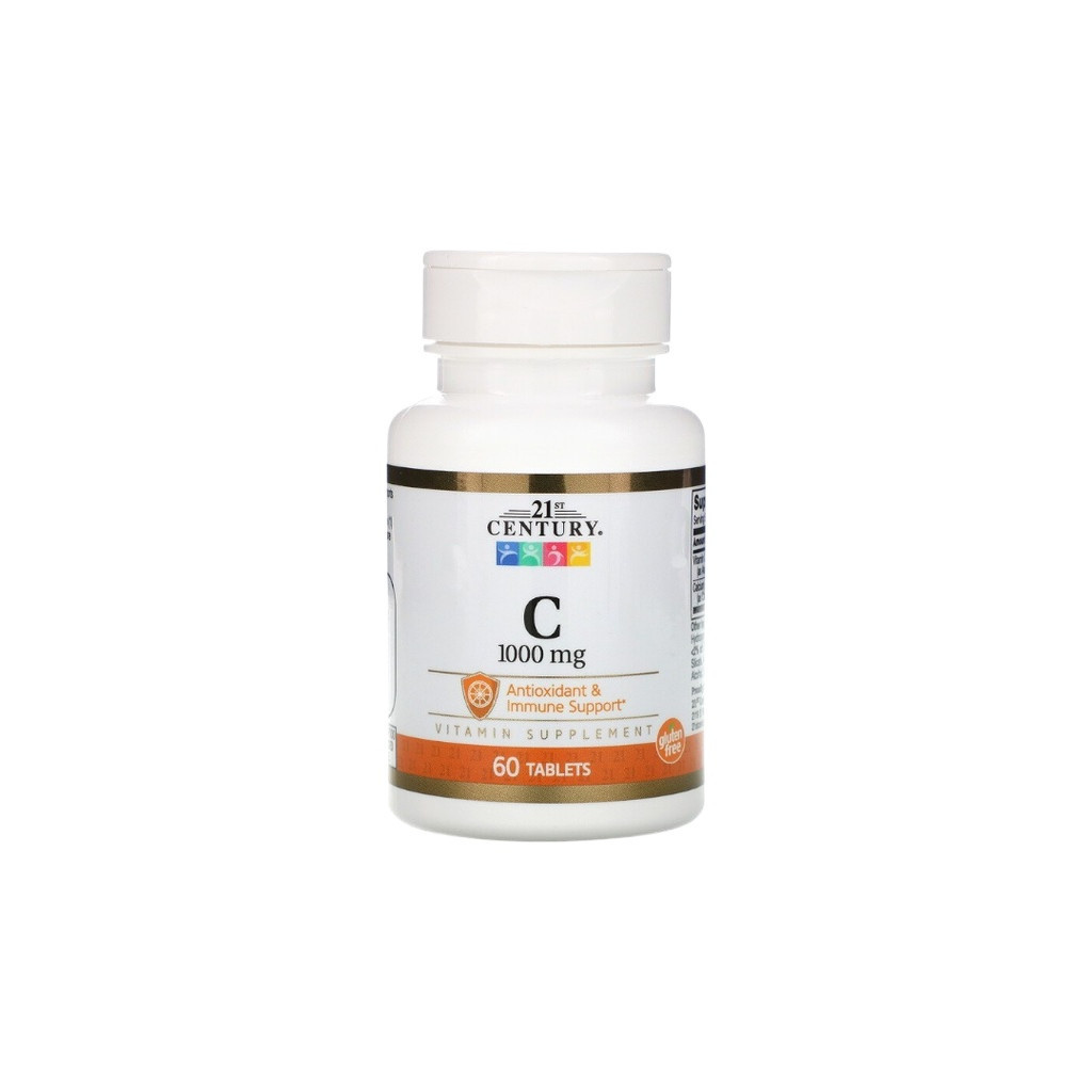 พร้อมส่ง 21st Century, Vitamin C, 1,000 mg, 60 Tablets