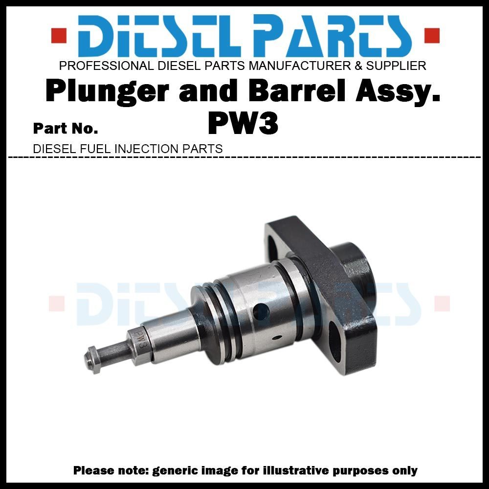 Plunger PW3 Plunger และชุดถัง PW3 สําหรับ Yuchai