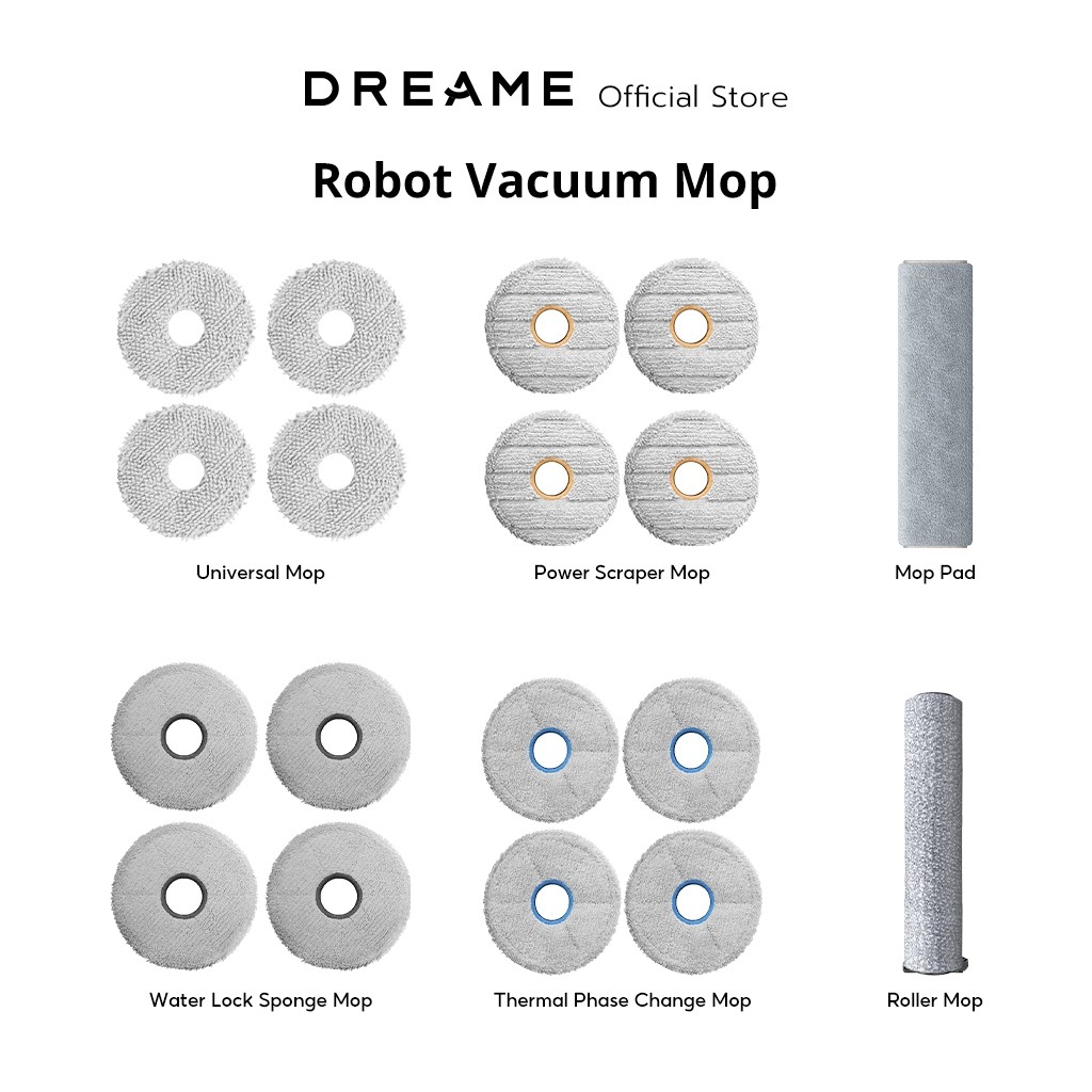 [Accessories] Dreame Robot Vacuum Mop  | หุ่นยนต์ดูดฝุ่นและถูพื้น