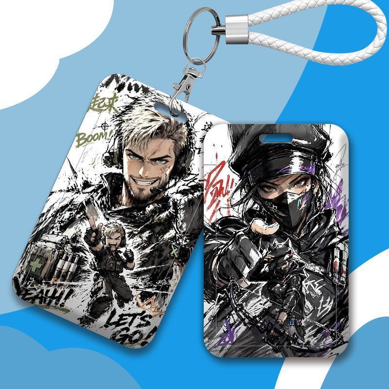 อุปกรณ์ต่อพ่วงเกม Delta Bee Doctor Luna Ink Style Card Holder Slide Durable Student School Card Subw