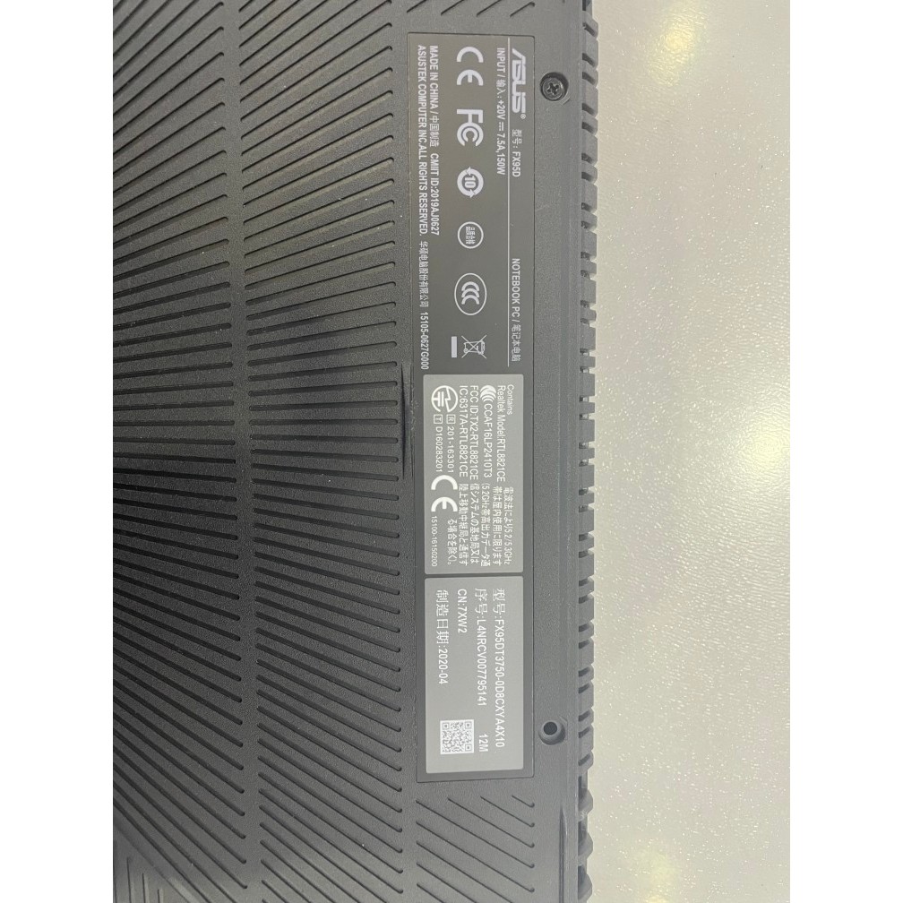 Asus Asus Asus Flight Protection Fortress 7th Generation Fx95d คอมพิวเตอร์ลําโพงในตัวลําโพงเสียงยี่ห