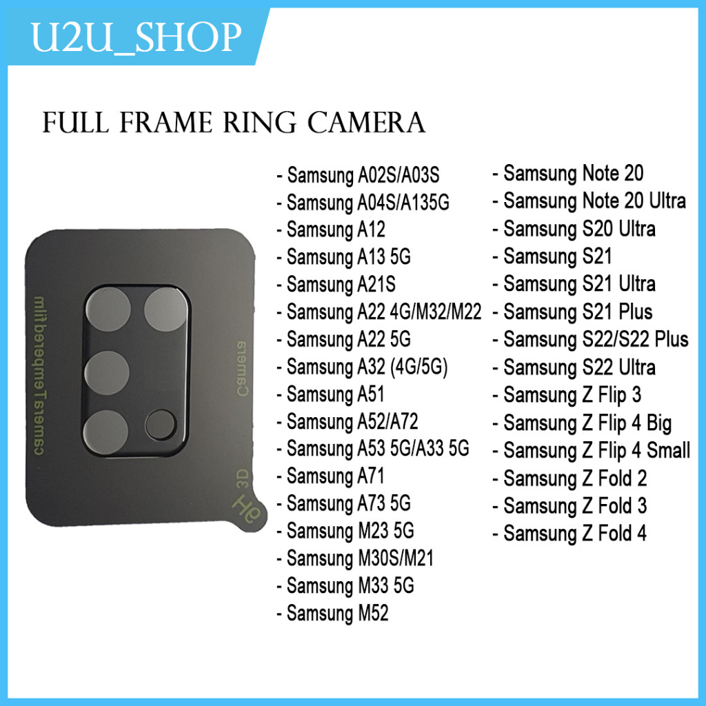 กล้องวงแหวนฟูลเฟรม Samsung Note 20 Note 20 Ultra Samsung S20 Ultra S21 S21 Ultra S21 Plus S22 S22 Pl
