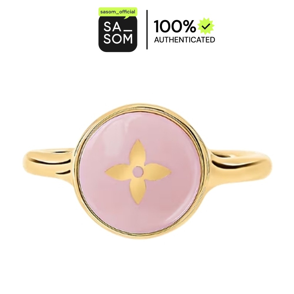 Louis Vuitton LV Pearly Confetti Ring Pink | ของแท้ ตรวจสอบโดย SASOM