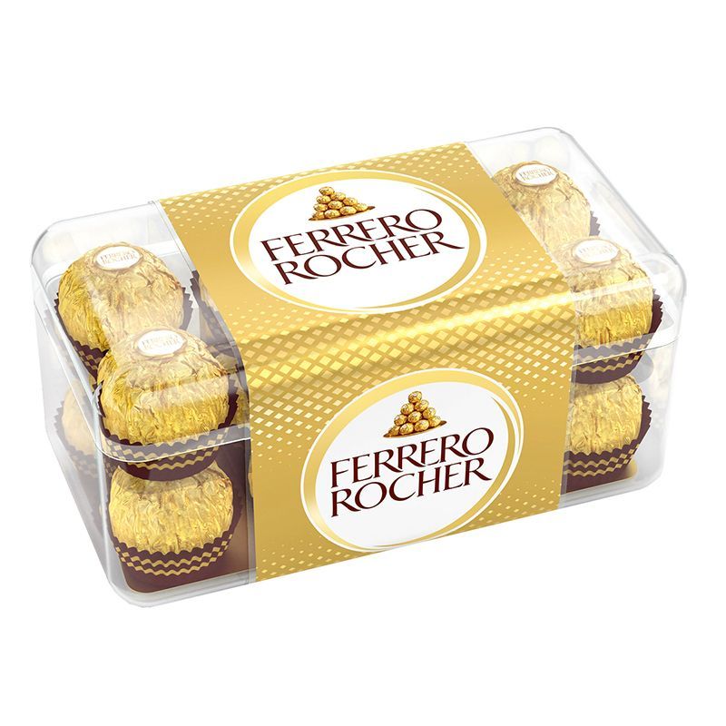 เฟอร์เรโรรอชเชอร์ ช็อกโกแลตT16 200 กรัม Ferrero Rocher T16 Chocolate 200g. [หมายเลขบาร์โค้ด 8000500003787]