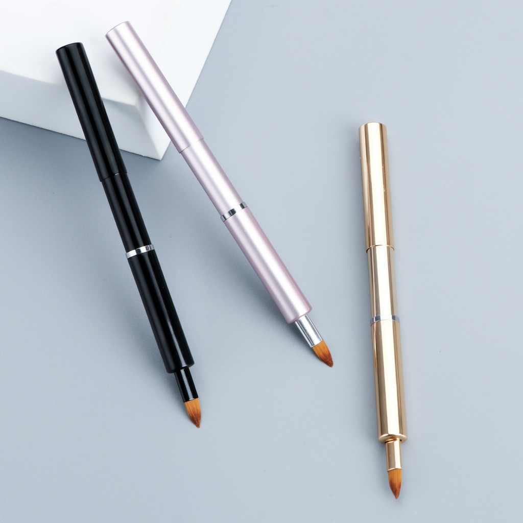 Shadow Single Makeup Brush Influencer Lip Brush Portable Bite Apply Lip Round Head Lipstick Brush Sm