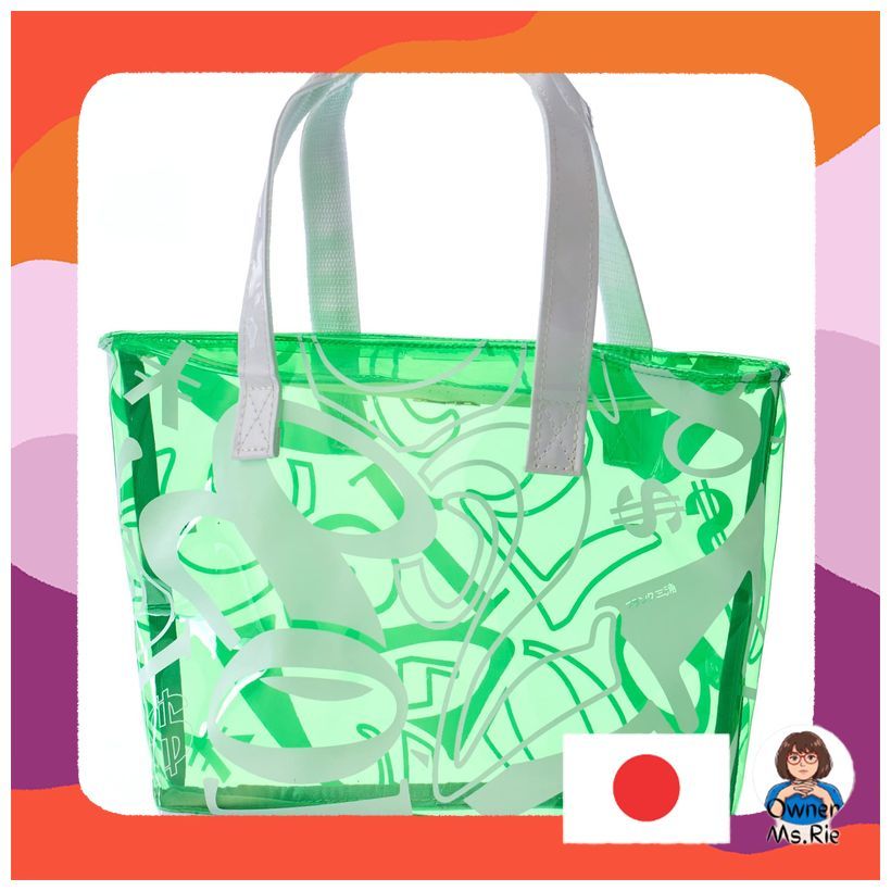 Frank Miura Golf Tote Bag Skeleton Clear FMG-SK-ST-LG Light Green Unisex