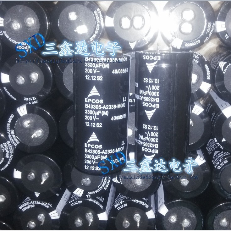 200V3300UF 3300UF200V ยี่ห้อใหม่จักรเย็บผ้าเครื่องตัดด้ายเครื่องเชื่อมตัวเก็บประจุ 35 * 70