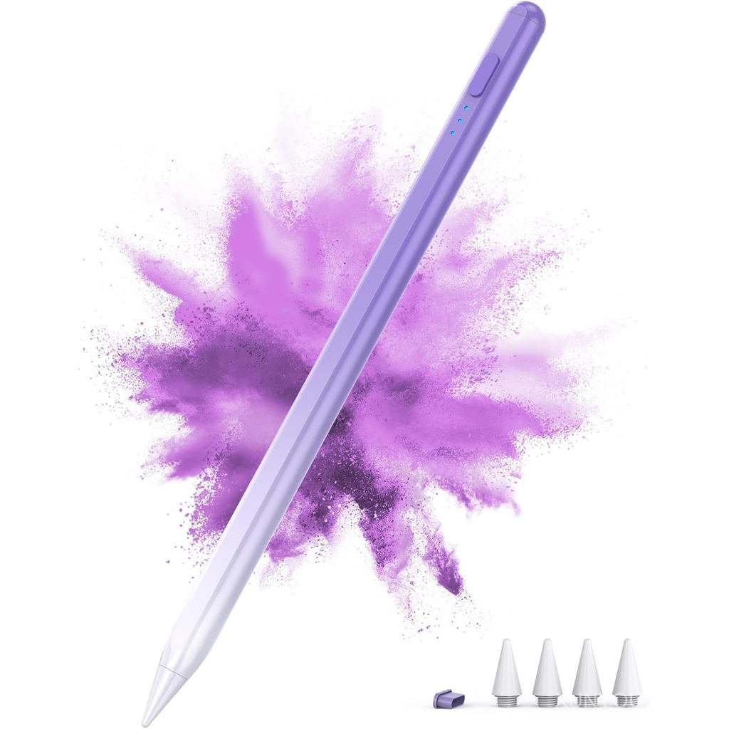 ปากกาสไตลัส DEGGE สําหรับ iPad 2018-2026, 15Mins Fast Charge สําหรับ Apple Pencil, การปฏิเสธฝ่ามือ, 