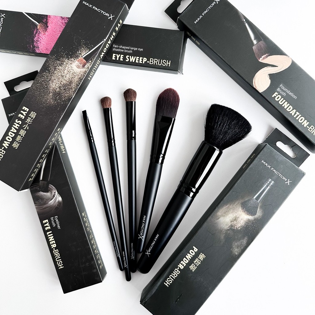 แปรงปัดแป้งฝุ่น แปรงรองพื้น Miss Buddha MAX FACTOR X แปรงแต่งหน้าแปรงแต่งหน้าแปรงรองพื้นแปรงอายไลเนอ