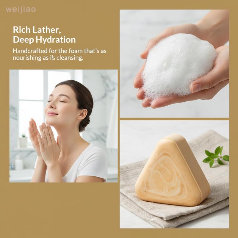 [WEI] White Glycerol สบู่ล้างหน้าแฮนด์เมดน้ํามันมะพร้าวสมุนไพร Seven Seed สําหรับการดูแลผิวให้ความชุ