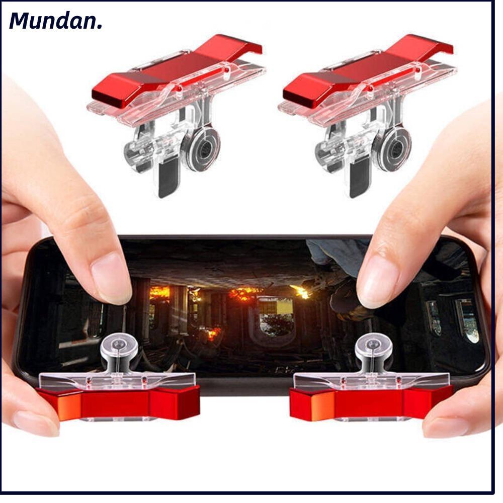 MUNDAN PUBG Game Controller, E9 Gamepad โทรศัพท์มือถือเกมมือถือทริกเกอร์, Aim Key L1 R1 Trigger Sens