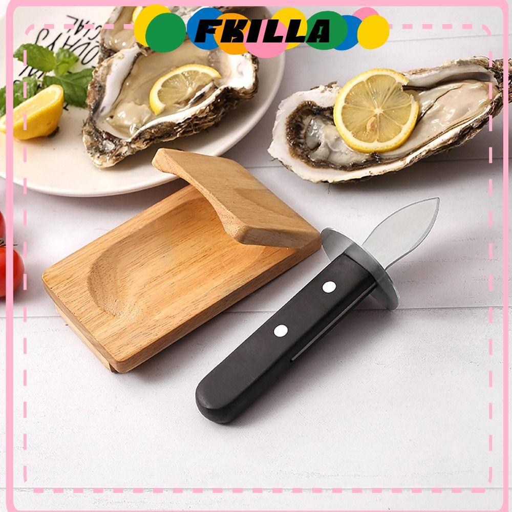 FKI Oyster Shuking Clamp, อุปกรณ์ครัวสแตนเลส Oyster Clam Shrucker, สะดวก Universal Oyster เครื่องมือ