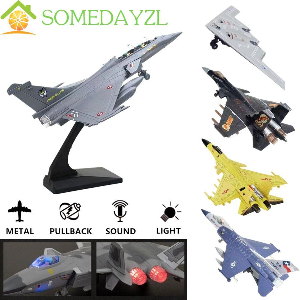 SOMEDAYZL Aviao เครื่องบินรุ่น, F16 F22 F35 Pullback & Go Fighter เครื่องบินของเล่น, เค้ก Topper Die
