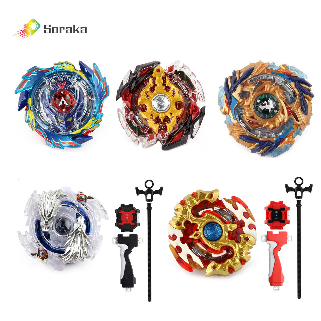 20 รูปแบบ Spinning Tops Starter ชุด LR Ripcord ชุดจับสําหรับเด็กของเล่นเด็ก B37,B41,B48,B59