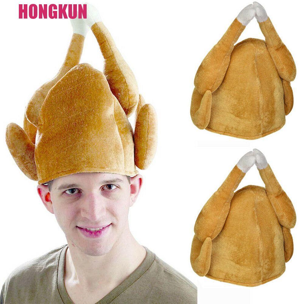 HONGKUN Festival Costume Soft Funny Roasted Caps