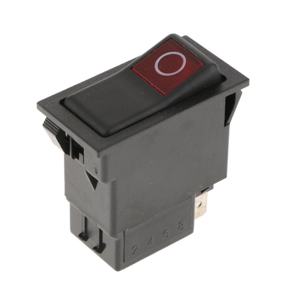 [Qklmdt] 1 ชิ้น 2 เสา LED Illuminated Switch Toggle Switch Knob Toggle Switch