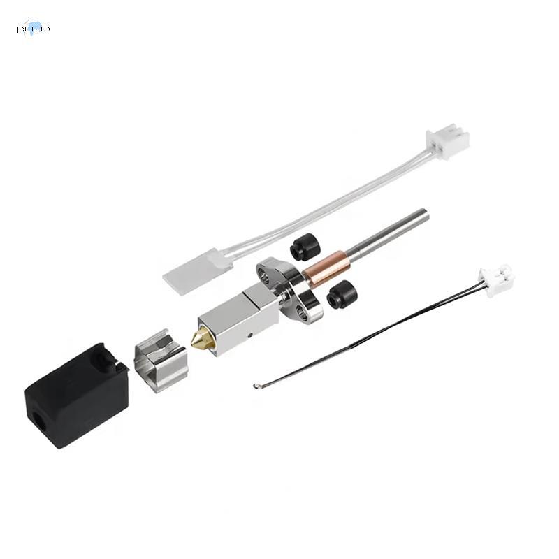 อัพเกรด Hotend Kit สําหรับ K1C Hotend เปลี่ยนหัวฉีดทองเหลือง 0.4 มม.สําหรับ K1 MAX Hotend Kit 3D เคร