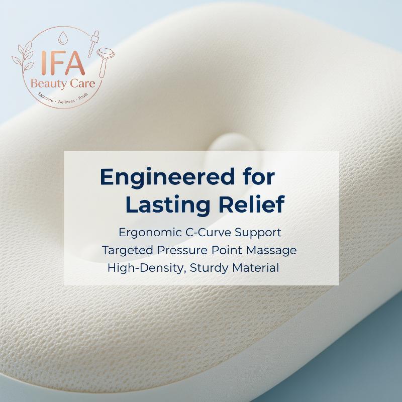 IFA Ergonomic Ne หมอนนวดไหล่กระดูกสันหลังส่วนคอเปลสําหรับบรรเทาอาการปวดโฮมออฟฟิศเดินทางใช้ดี