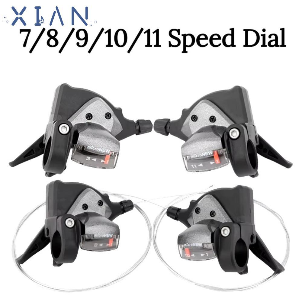 XIANEN จักรยาน Levers Shifter, 7/8/9/10/11Speed ซ้ายขวา Thumb Mountain Bike Shifter, Universal เกียร