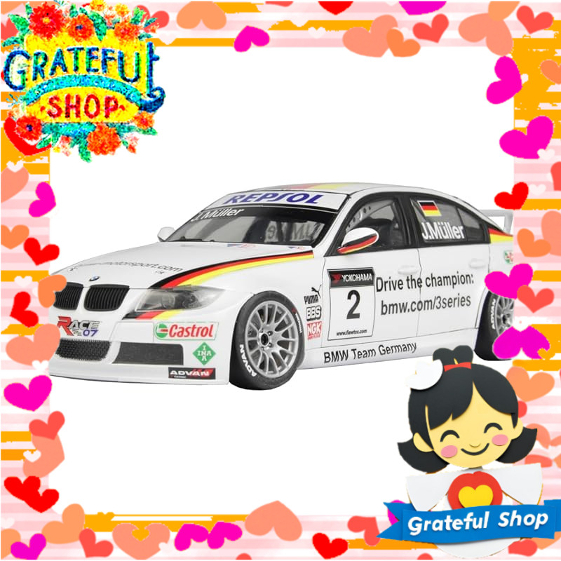 NuNu 1/24 Racing Series BMW 320si E90 2008 WTCC Brands Hatch Winner Plastic Model Kit PN24037[Direct