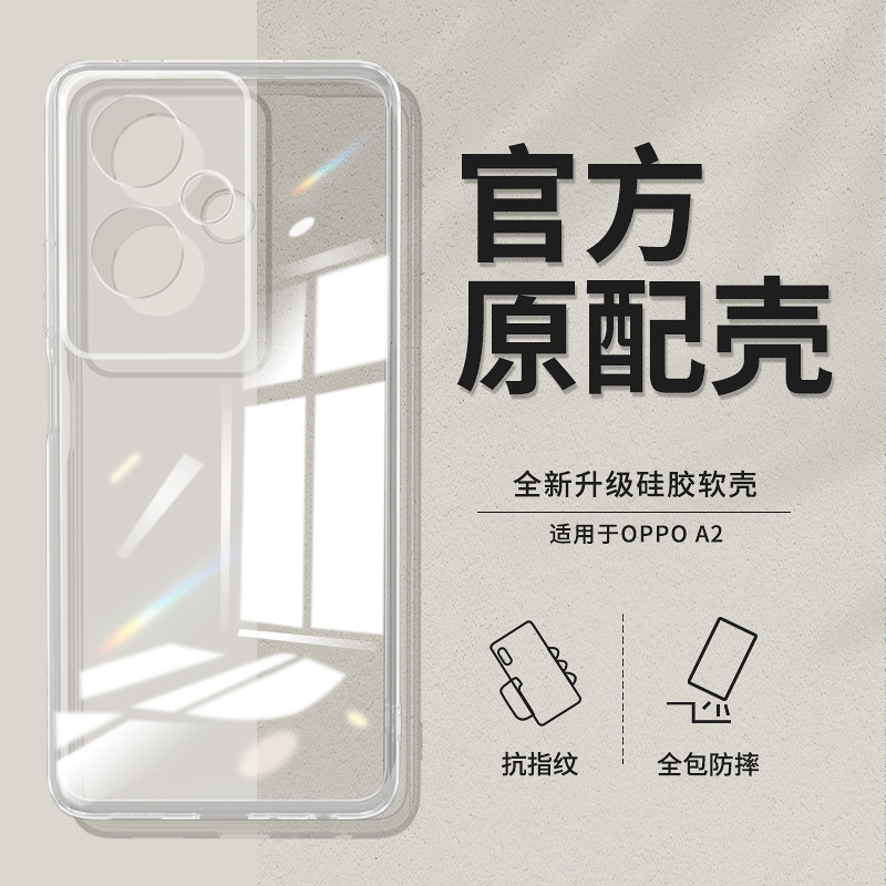 เหมาะสําหรับ oppoA2 เคสโทรศัพท์ A2 ใหม่ oppo5G เคสซิลิโคนโปร่งใส PJB110 รวมทุกอย่างกันกระแทก OppoJB 
