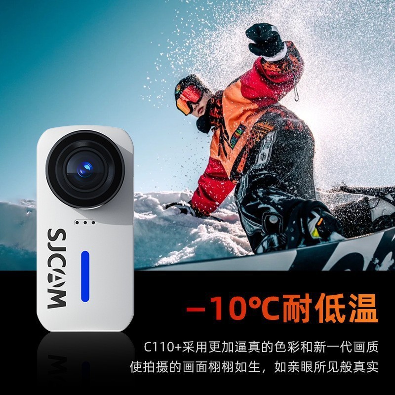 SJCAM Speed Video C110+/ C110 Thumb Action Camera 4k เครื่องบันทึกรถจักรยานยนต์การถ่ายภาพมุมแรก Y